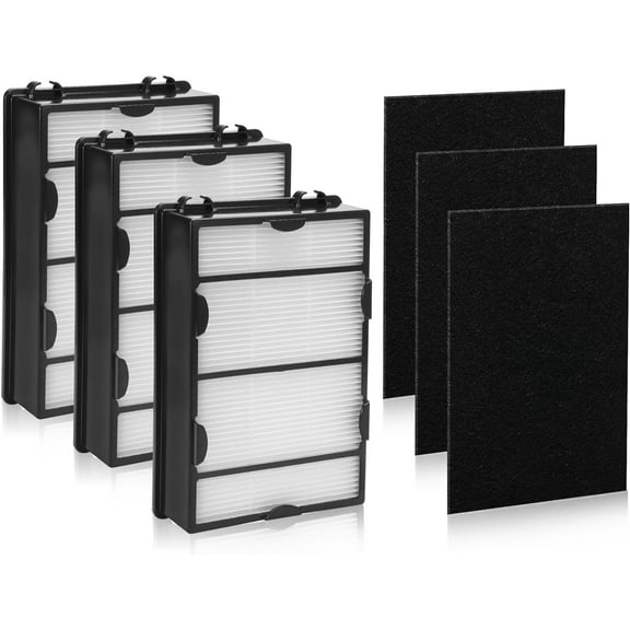 3PCS HAPF600 Filter Replacement and pre filter Compatible with Holmes Air Purifier HAPF8650 HAP615 HAP625 HAP650,Replacement Part # 600, 600D, 600D-U2