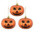 thumbnail image 1 of 3PCS Halloween Tree Pumpkin Ornaments, 3.15 Inch Mini Hanging Decorations with Rope Plastic Night Christmas Decor for Small Tree, Holiday, Party, Home, Indoor, 1 of 3