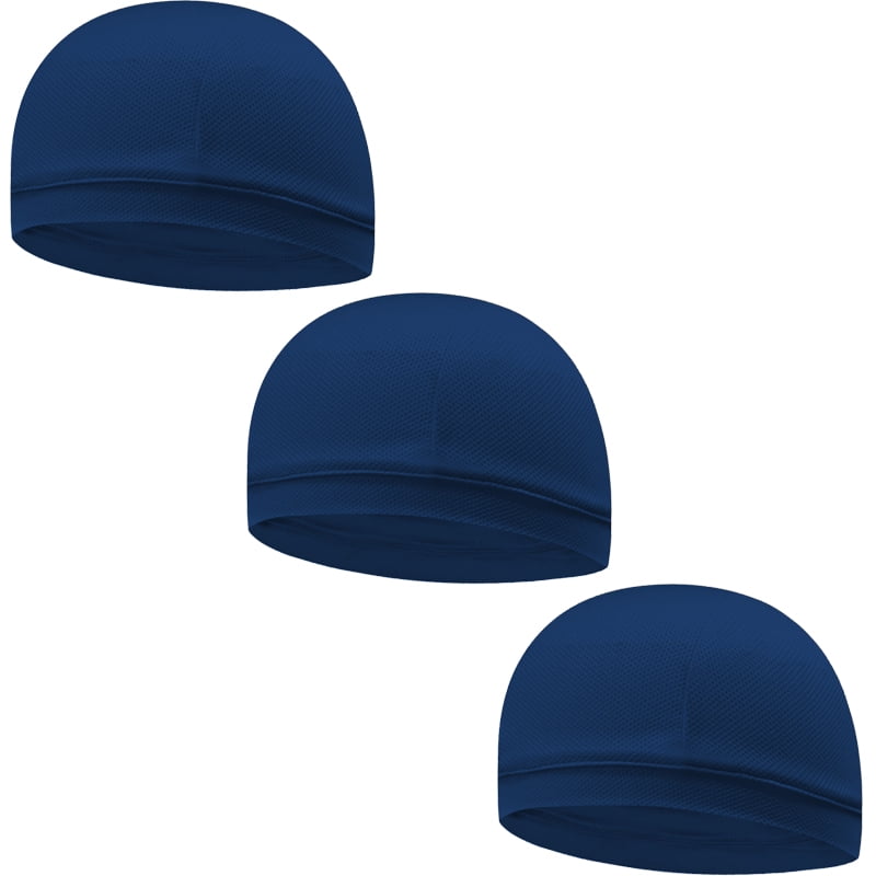 3PCS Headwear Cooling Skull Cap Helmet Liner for Men Motorcycle Skull
