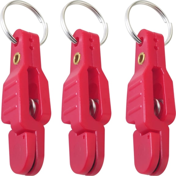 3PCS Heavy Duty Tension Spring Fishing Line Release Clips Rubber 1.89x0.43x0.39in for Planer Board Fishing Kites Lower Rigging Trolling Splitter Clips