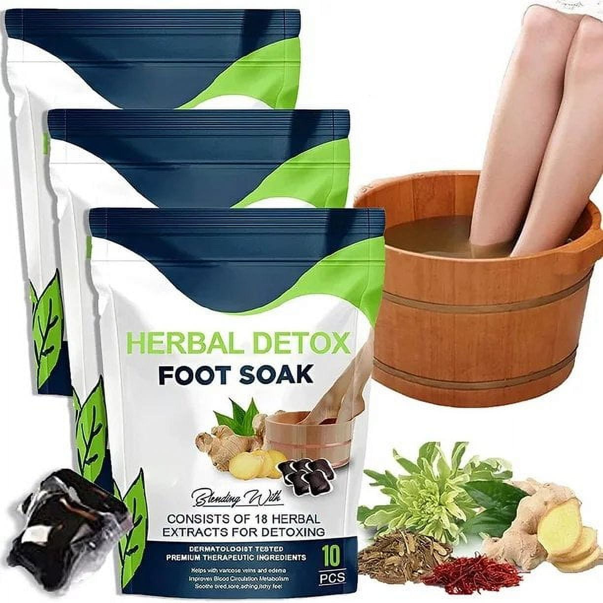 3PCS Herbal Detox&shaping Cleansing Foot Soak Beads,Body Detox Foot