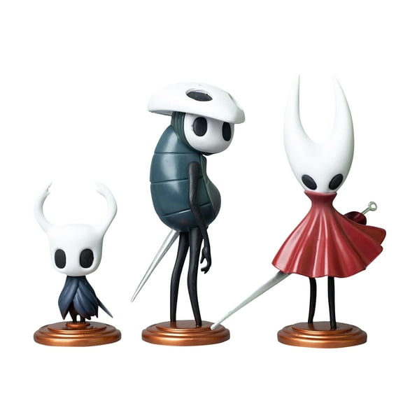 3PCS Hollow-Knight Game Character Statue, Small Figures, Action Figures Battle Version Diorama, Popular Game Hollow-Knight for Collectible/ Home Decor or Game Fans and Friends Gift