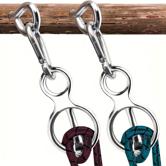 3PCS Horse Tack Hardware Set,Metal Snap Hooks and Rings with Quick Release Clips for Horse Equipment and Stable Accessories