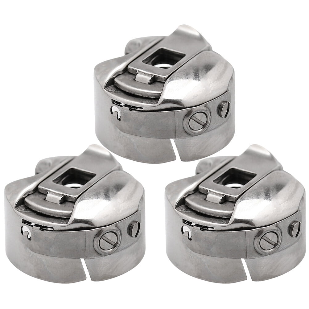 3PCS Industrial Sewing Machine Bobbin Case Ordinary Flatcar Bobbin