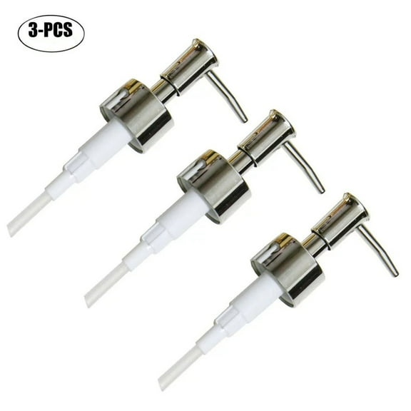 3PCS Kitchen Sink Soap Dispenser Lid Lotion Pump Bottle Cap Electroplating Plastic For Kitchen Bathroom
