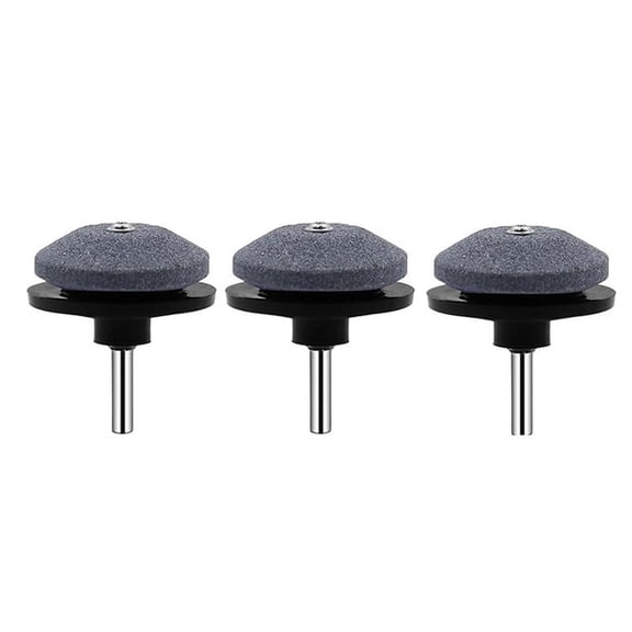 3PCS Lawnmower Dull Blade Sharpener, Lawn Mower Blade Sharpener Tool, Universal Blade Sharpeners for Lawn Mowers,Black