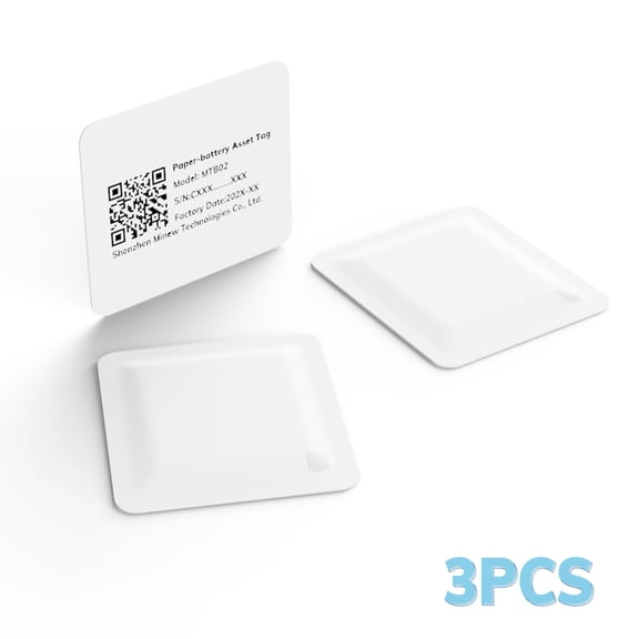 3PCS MINEW MTB02 Paper-battery Asset Tag IoT Device BLE Tracking Sticker ultra Thin NFC iBeacon Bluetooth Beacon for Asset Management Tracking System