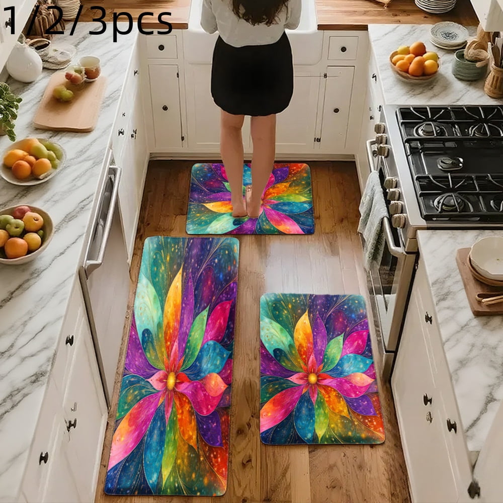 3PCS Mat Set, Welcome Door Rug, Home Decoration for Front Door, Kitchen ...