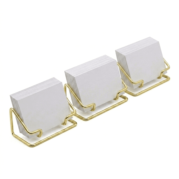 3-Pack Business Card Holder, Name Card Display Stand, Suitable for Desktop Placement and Everyday Use