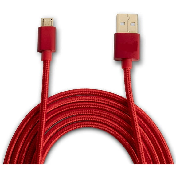 3PCS Micro USB Cable Android Charger Cable Fast Charging Cord 6FT Nylon Charger Cord for Samsung Galaxy J8 A10 A6 A5 S7/S6/S1/J7 Edge J5 J3 J3V J7V,Note 6/5,Moto E6 E5 E4,LG K40 K20,Tablet,PS4,Kindle
