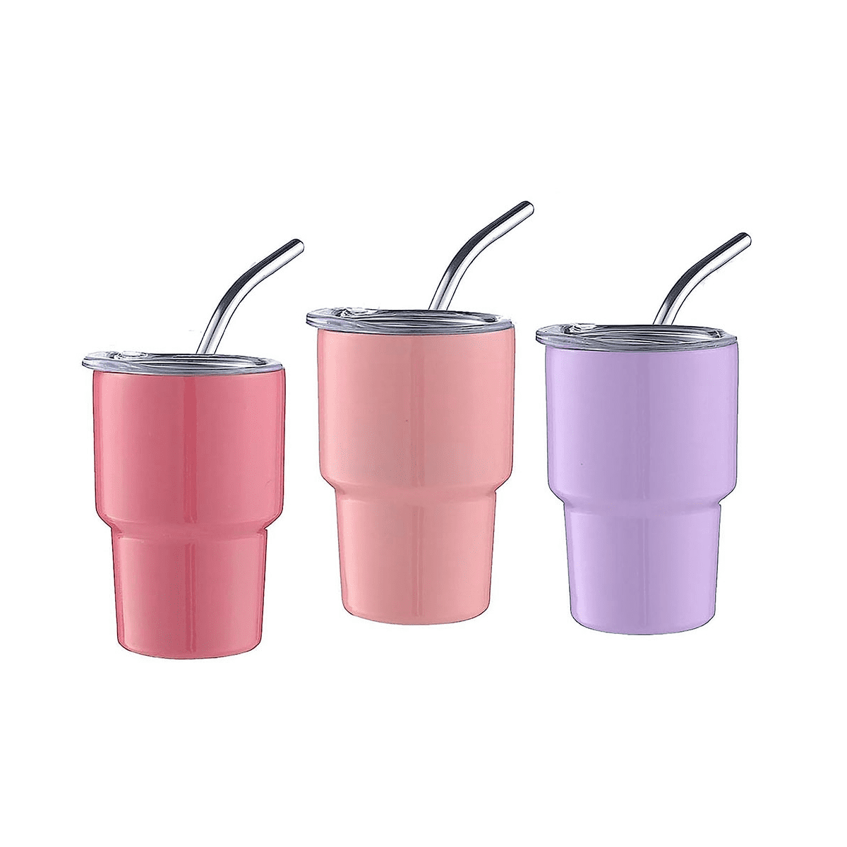CUPITUP 3oz Mini Tumbler Shot Glass With Straw and Lid, Set Of 6 Mixed  Colors Stainless Steel Blank …See more CUPITUP 3oz Mini Tumbler Shot Glass  With