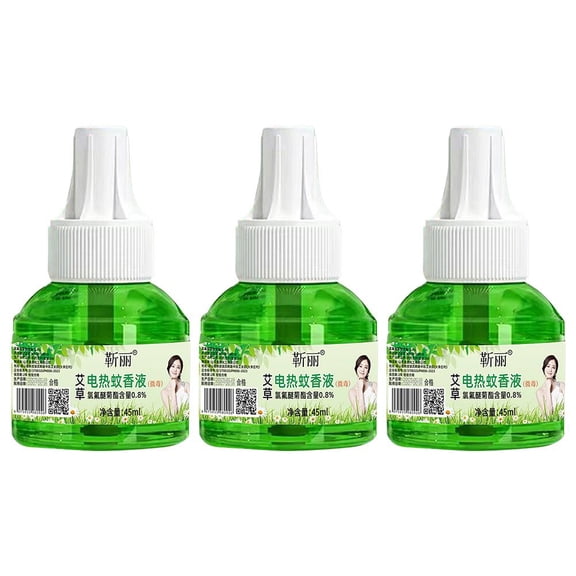 3PCS Mosquito Repellent Refills, Mosquito Repellent Refills for Outdoor Indoor, Long Lasting Electric Mosquito Repellent Liquid, Mosquito Protection Zone, Highly Effective