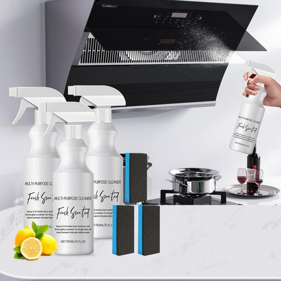 3PCS Multi Purpose Cleaner, Foam Spray All Purpose Cleaner, Multi-Purpose Foam Cleaning Spray, Multipurpose Bathroom Foam Cleaner, Multi-Functional Household Foam Cleaner 150ML- Set3