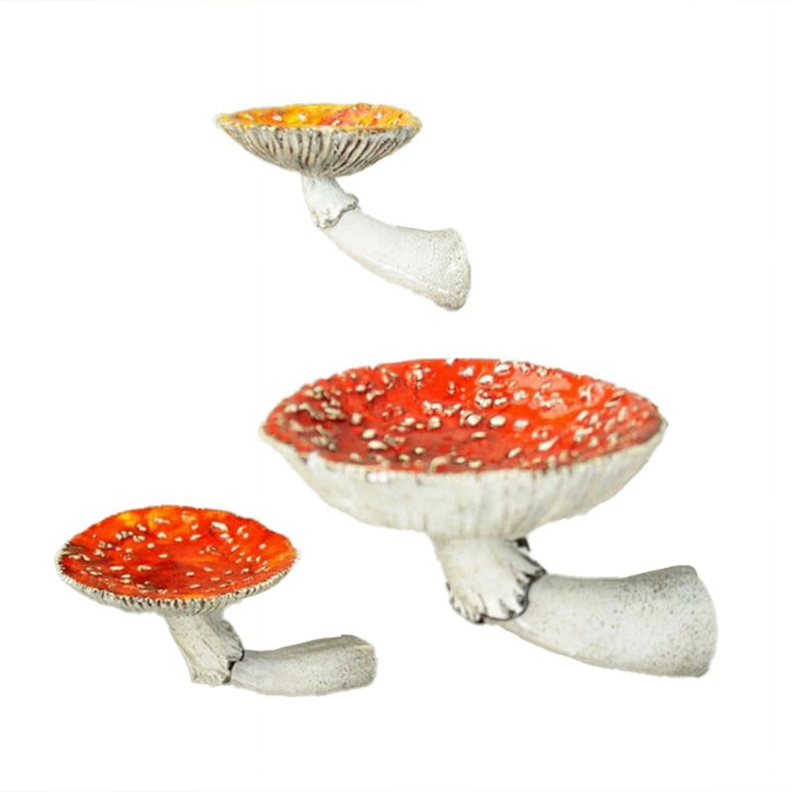3PCS Mushroom Hanging Shelf Wall Floating Shelf Hanging Decor Shelves