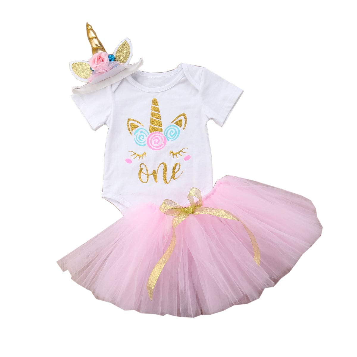 unicorn 1st birthday dress Baby Girl 1st Birthday Dress Set Unicorn  Ki & Ka Bubs