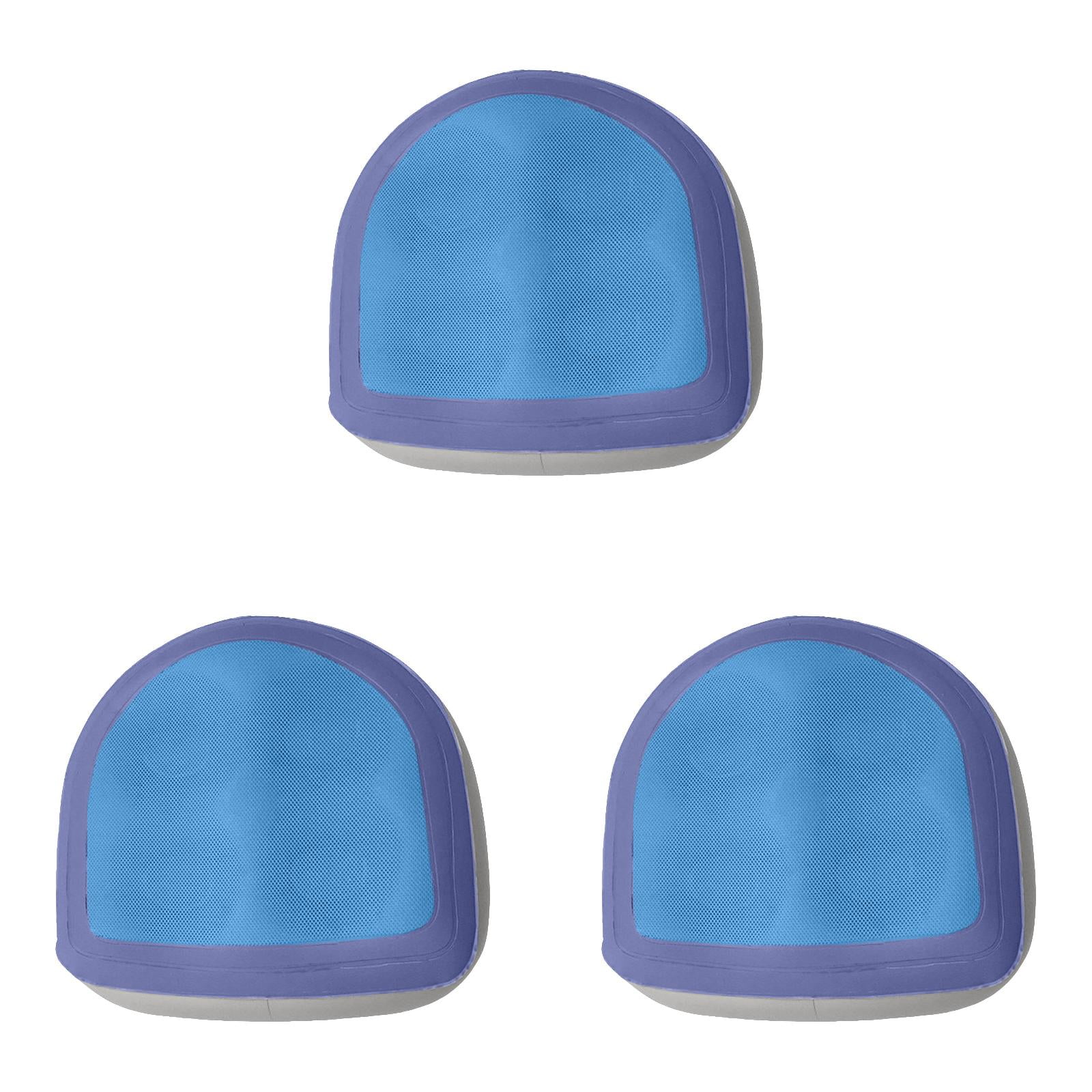 3PCS Non Slip Hot Tub Seats for Adults,Inflatable Hot Tub Accessories with Suction Cup and Mesh,Inflatable and Water-Filled DualPurpose Hot Tub Booster Seat Comfortable Soft Hot Tub Cushion