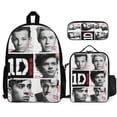 thumbnail image 1 of 3PCS One Music Direc-,Ti0n Backpack Set With Front Pocket Large Capacity Bookpacks With Lunch Box Pencil Case Backpack Set, 1 of 6