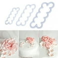 thumbnail image 1 of 3PCS One-piece Rose Mold Plastic Fondant Cake Mold Sugar Skin Printing Mould Baking Tools Fondant Cake Decorating Tools, 1 of 8