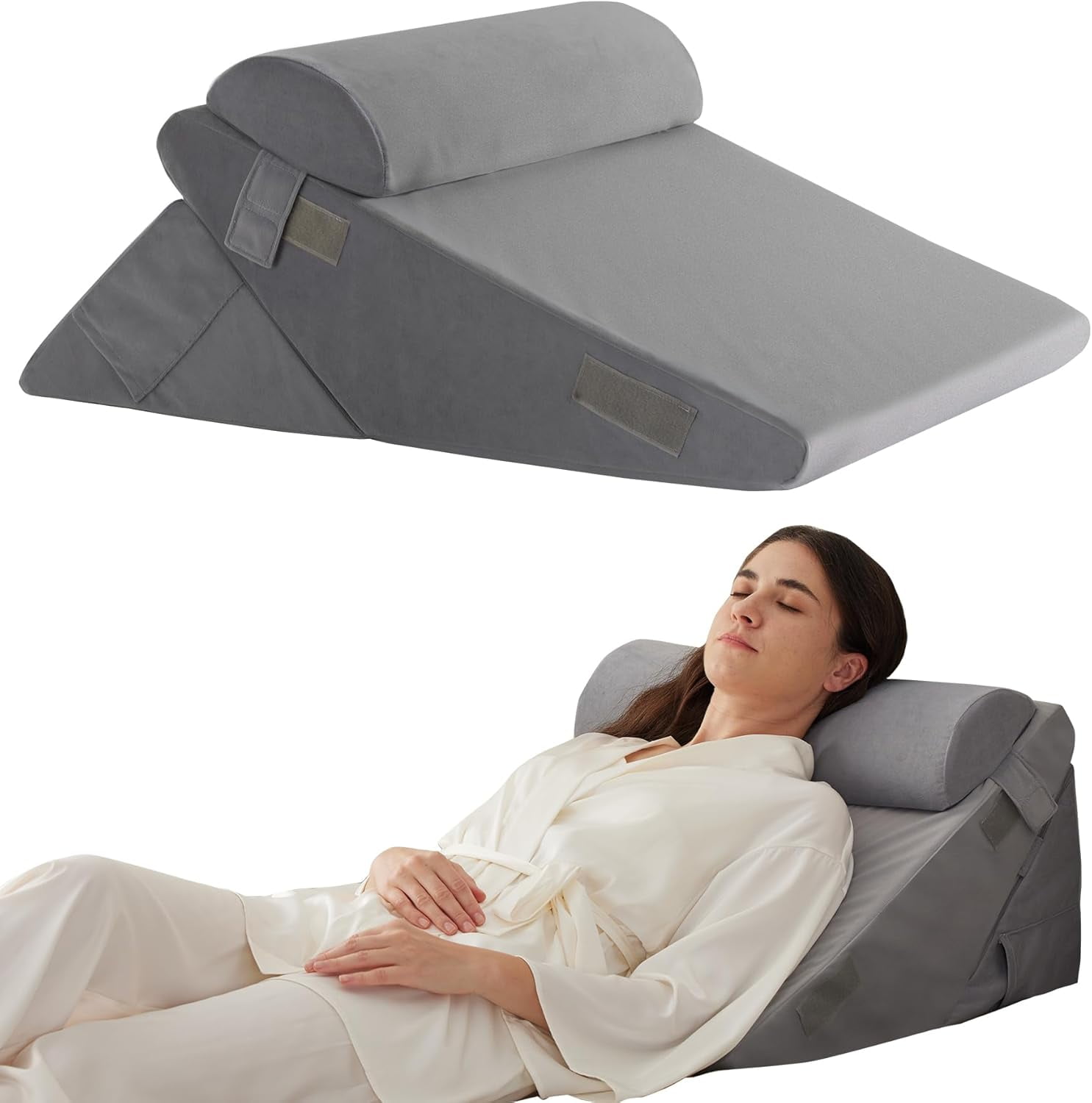 Gymax 6PCS Orthopedic Bed Wedge Pillow Set Post Surgery Memory Foam For Back Neck Leg | Best Buy Canada - View #3