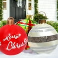 thumbnail image 1 of 3PCS Outdoor Christmas Inflatable Decorated Ball Made of PVC,23.6 Inch Giant Merry Christmas Inflatable Balloon with Pump Outdoor Decorations Holiday Inflatables Balls Decoration (Red green), 1 of 13