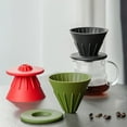 thumbnail image 1 of 3PCS Outdoor Collapsible Silicone Coffee Filter Set - Food Grade Material, 1 of 8