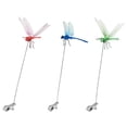 thumbnail image 1 of 3PCS Outdoor Decoration Dragonfly Clip 3D Simulation Dragonfly Realistic Garden Decoration Clip Creative hat Clip Natural Organic Concept, 1 of 5