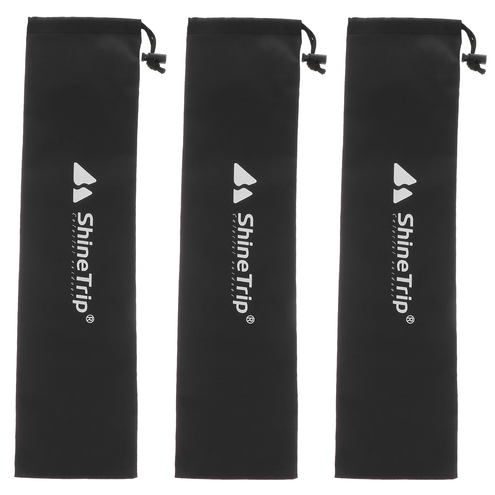 3PCS Outdoor Tent Pole Storage Bag Storage Pouch Organizing Storage Bag