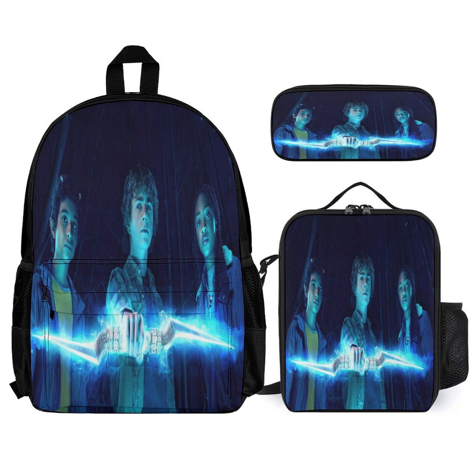 3PCS Percy Jack-so Backpac Set Backpac with Lunch Box Pencil Case ...