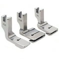 thumbnail image 1 of 3PCS Piping Sewing Machine Presser Foot, Double Gathering Pleated Shirring Presser Foot for Industrial Sewing Machine, P5 P50 P5W Fits for Most of Common Sewing Machine, 1 of 7