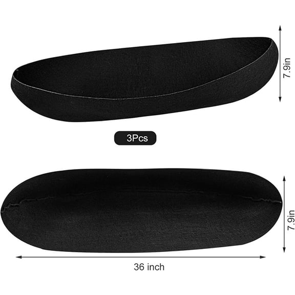 3PCS Planter Basket Liners Fabric Window Box,Fabric Planter Liners Hanging Flower Box Liner Felt Trough Planter,Non-Woven Plant Liner Replacement for Garden Planters,14*8inch