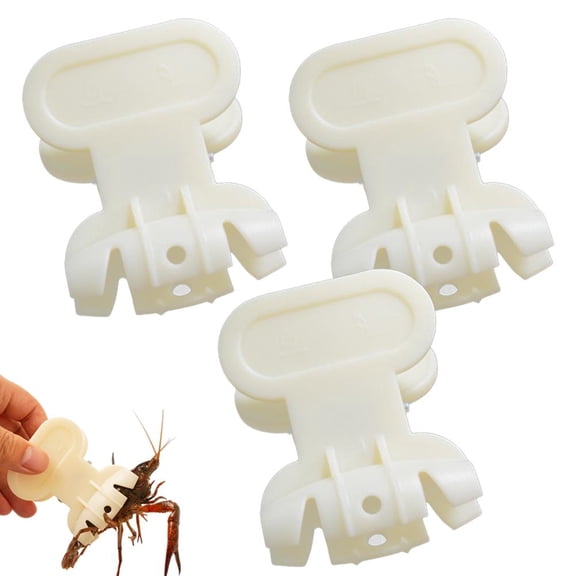 3PCS Plastic Lobster Cleaning Tongs,Anti-Pinch Seafood Pliers,Special Seafood Tool for Cleaning Shellfish,Plastic Lobster Cleanings Tools for Home and Restaurant Preparing SeafoodUse