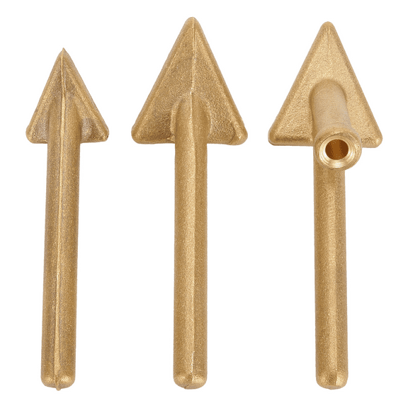 3PCS Plastic Welding Replacement Tips, Soldering Iron Gun Tips 80 Watt, Triangular Copper Head Welder Soldering Brazing Equipment for Auto Bumper Repairing