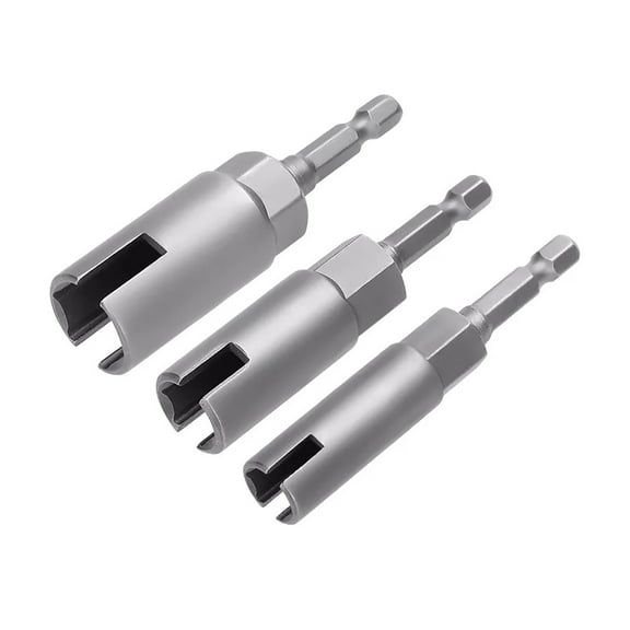 3PCS Power Wing Nut Driver Hook Drill Bit Socket Wrench Tool 1/4 Inch Hex Shank TAPDRA Spare Part