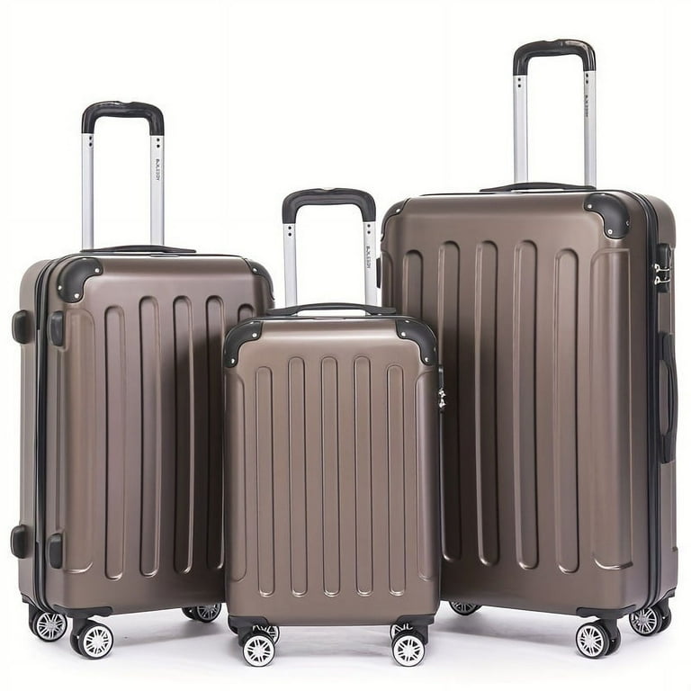3PCS Premium Luggage Set 20 24 28 Inch Spacious Cases with 3 Digit Lock Effortless Spinner Wheels Ultra Portable Durable and Stylish Unisex Suitcases for Daily Travel Needs Walmart