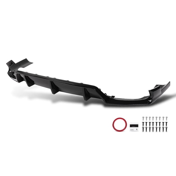 3PCS Rear Diffuser Lip Gloss Black Fit For 2020-2024 BMW X6 G06 M Sport IKON Style