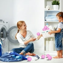 3PCS Reusable Laundry Dryer Balls - Eco-Friendly Fabric Softener Alternatives for Wrinkle Reduction & Energy Saving