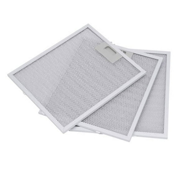 3PCS Reusable Range Hood Filter Aluminum Mesh Grease Filters 10.5x12 Inch