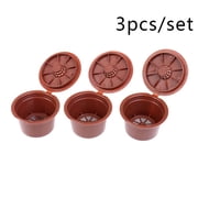 3PCS Reusable coffee capsules for Caffitaly refillable coffee pods