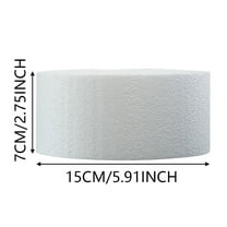 3PCS Round Foam Cake Models, Different Diameter Circle Cake Set for Wedding Birthday Cakes Crafting Modeling Art Project Displays