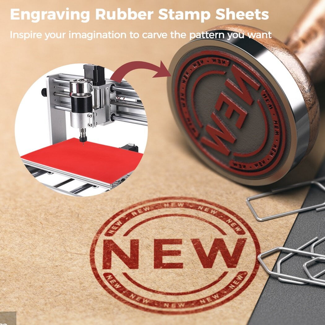  Rubber Stamp Kit Rubber Mat LaserEngraving Material Set for DIY  Crafting Seal Engraving DIY DIY Craft Rubber Engraving Kit Flexible Rubber  Engraving Material : Industrial & Scientific