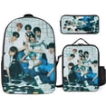 thumbnail image 1 of 3PCS SKZ Stray Korea Ki Backpack Set Large Capacity Bookpacks With Lunch Box Pencil Case 17In Backpack Set, 1 of 8