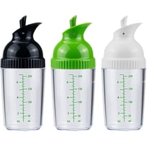 3PCS Salad Dressing Shaker, 7Oz Good Grips Dressing Mixer Shaker Bottles,3 Color