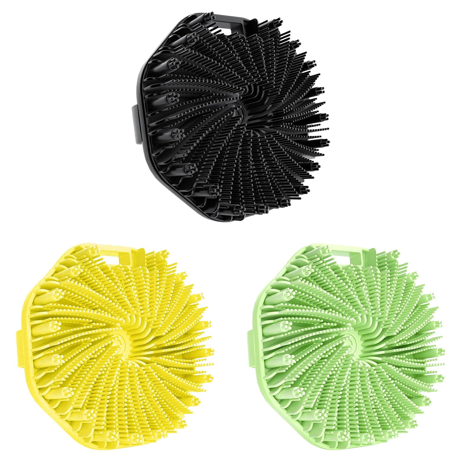 3PCS Scrubbies The Sud Bud Silicone Body Scrubber Exfoliating Body ...