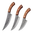 thumbnail image 1 of 3PCS/Set Butcher Knife and Kitchen Knife Set 6", Professional Viking Knife Boning Knife for Meat Cutting Cooking BBQ, 1 of 10