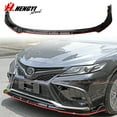 3PCS Set Front Bumper Lip Compatible with Toyota Camry SE XSE 20212023 Sport Models, Front