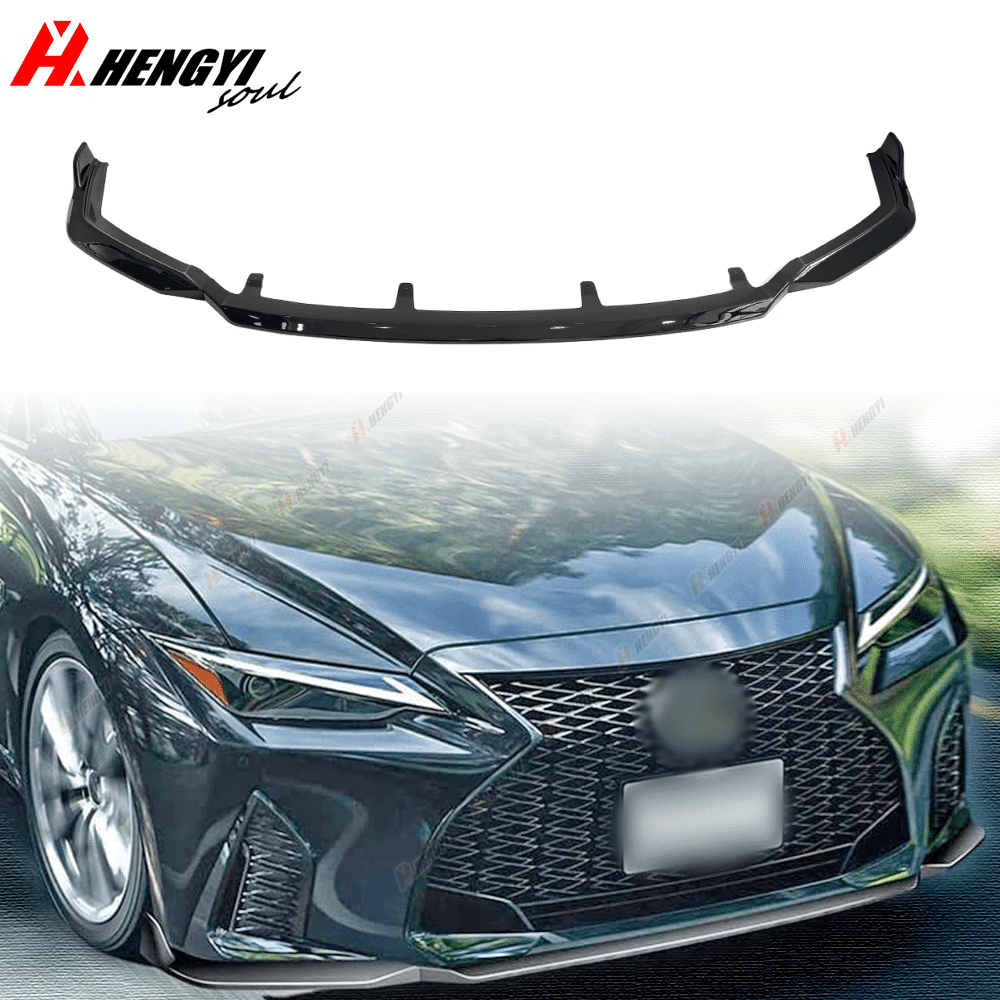 3PCS Set Front Bumper Lip for 2021-2022 Lexus IS350 F-Sport V-Style ...