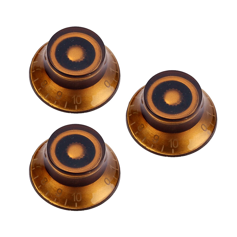 3PCS/Set Round Guitar Knobs Volume Tone Control Knobs Rotary Knobs
