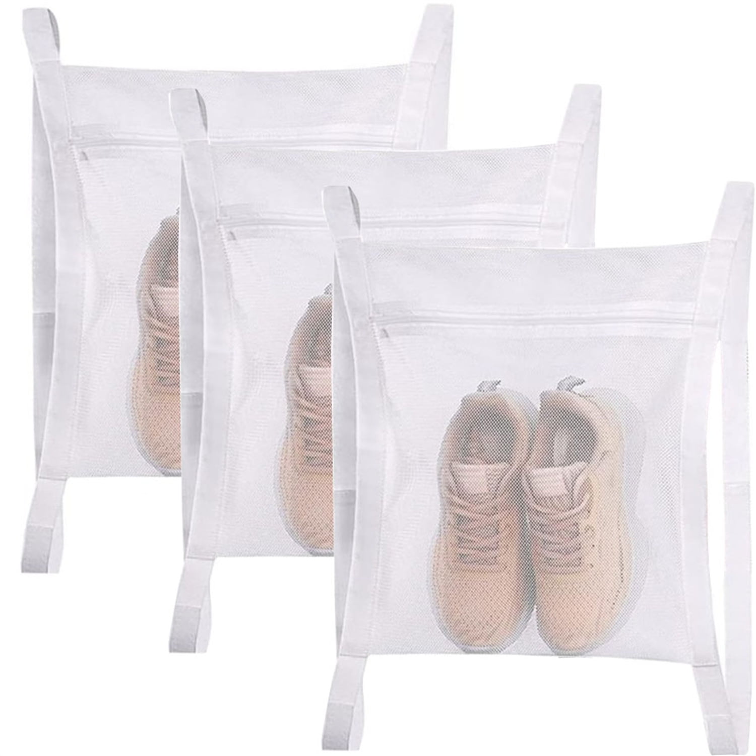 3PCS Shoe Dryer Bag,Bexikou Sneaker Wash & Dry Net Bag for Dryer Shoe