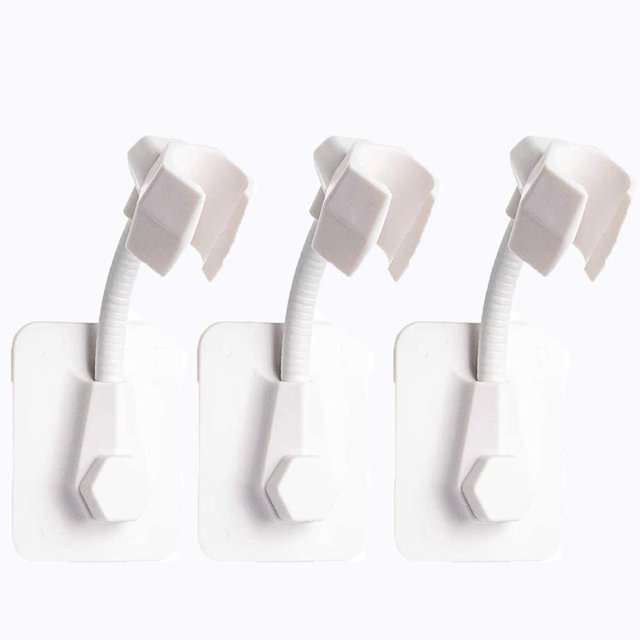 3PCS Shower Head Strong Adhesive 360 Degree Rotatable Adjustable