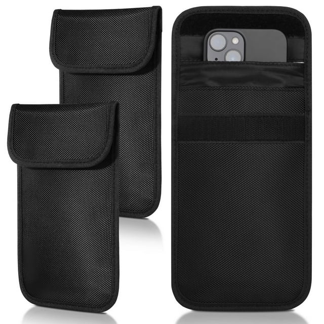 3PCS Signal-Blocking Security Pouches, EMF Blocking Diving Material Cell Phone Holders Radiation Shielding Phone Sleeves for Pregnant Women